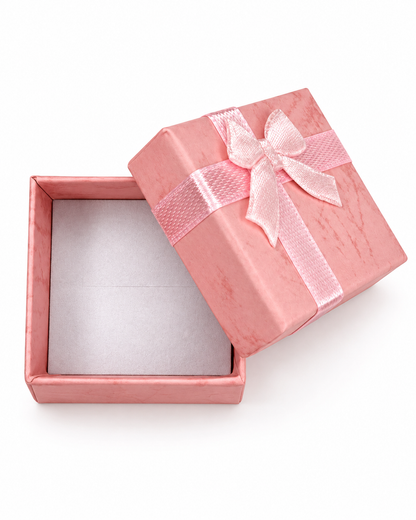 Écrin Cadeau pour Bague – Rose