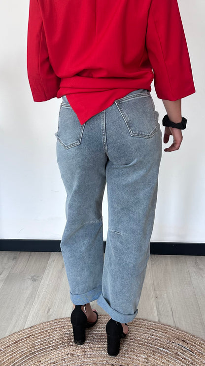 Jean Barrel CHARLY – Denim Clair