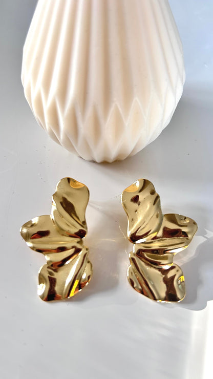 Boucles d’Oreilles MUSE – Dorées