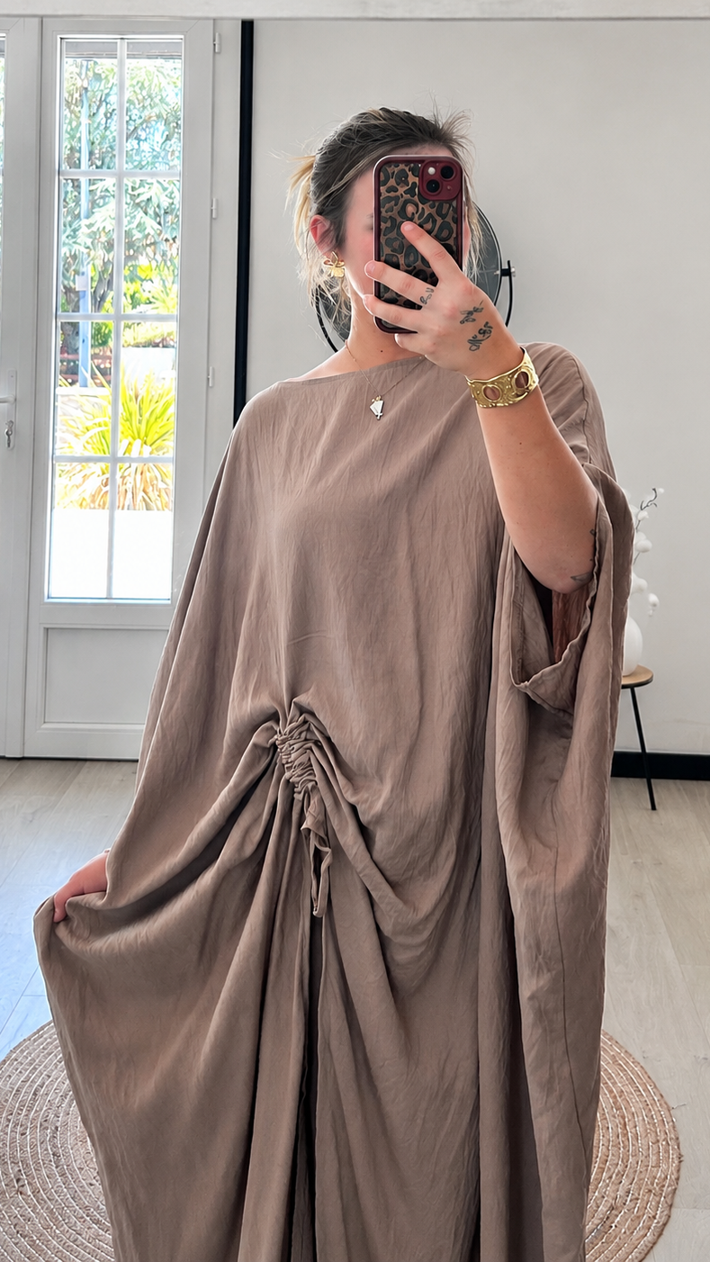 Ensemble Drapé ALIZÉE – Taupe