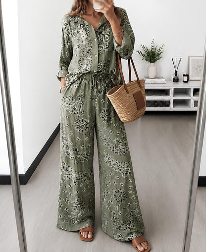 Ensemble Gaze de Coton Paisley BAHIA