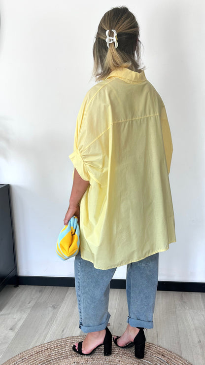 Chemise Oversize ALMA – Jaune