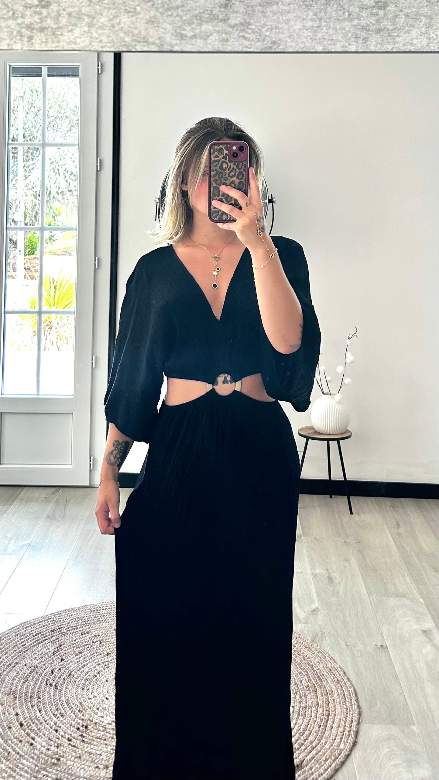 Robe Longue ÉLIA – Noire