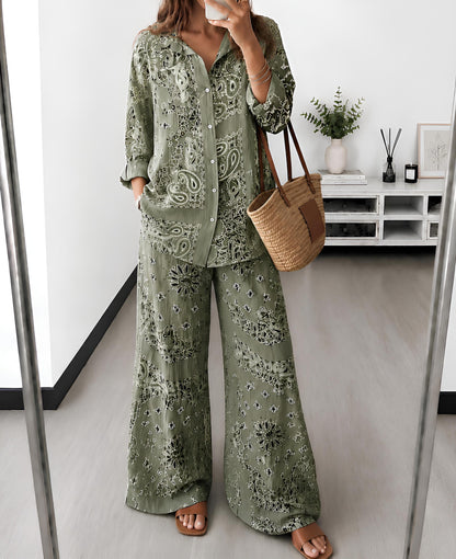 Ensemble Gaze de Coton Paisley BAHIA