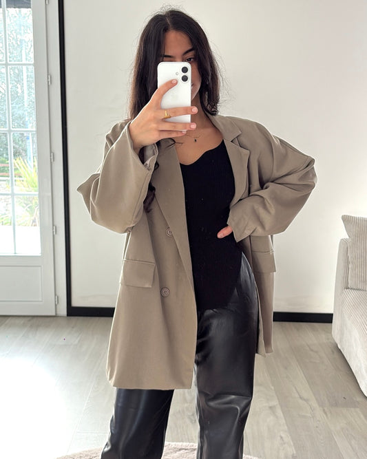 Blazer Oversize - Kaki Doux
