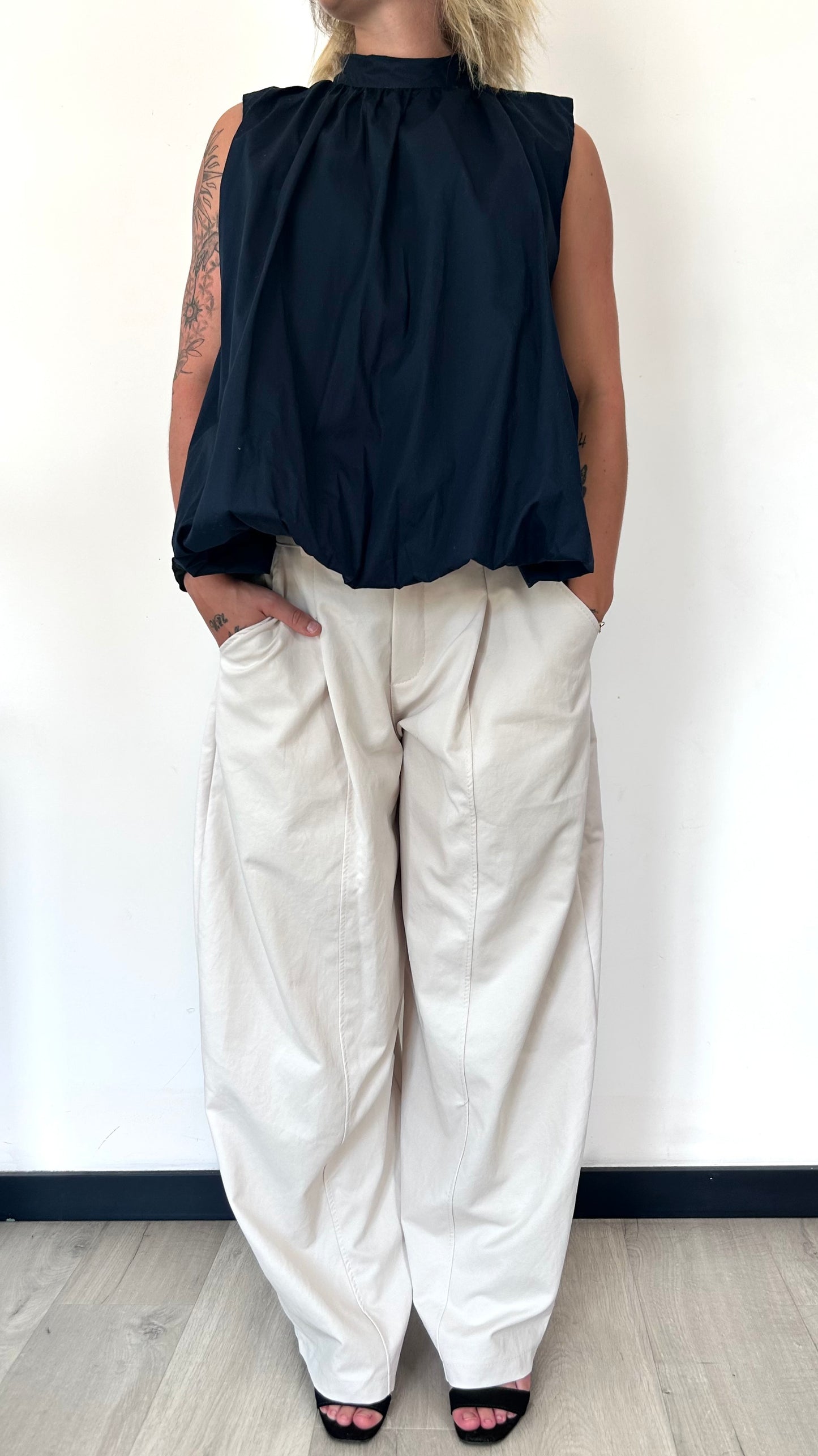 Top Sans Manches NOÉMIE – Marine