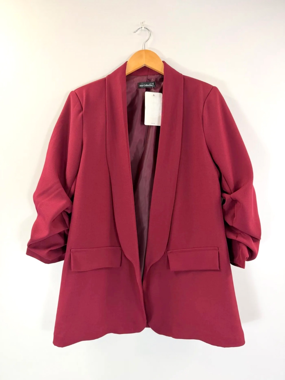 Blazer ajusté bordeaux ROSA