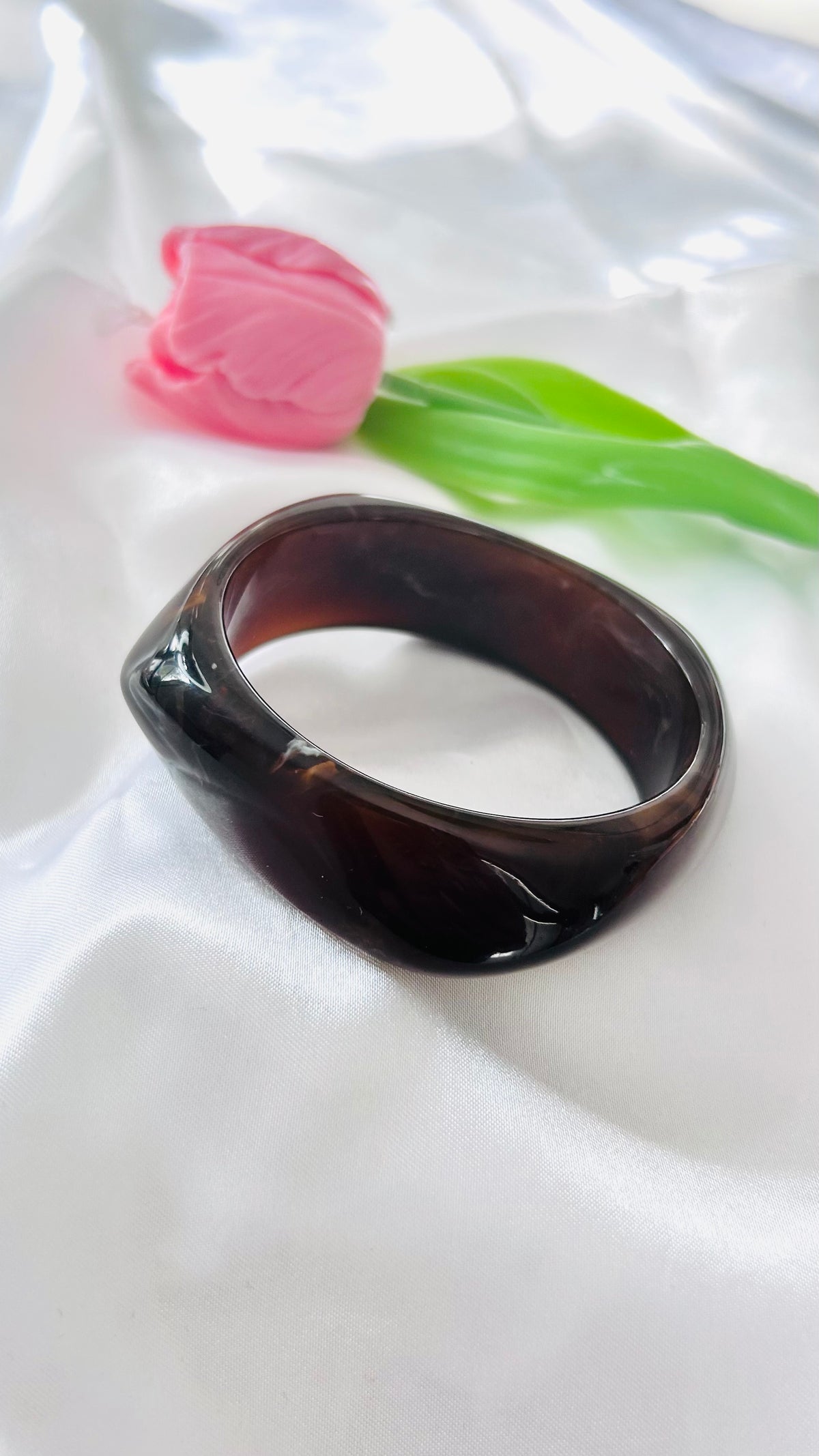 Bracelet Jonc ÉLINA – Effet Écaille