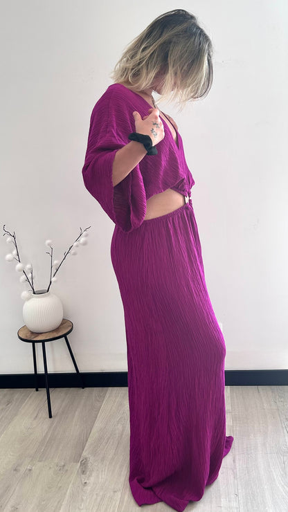 Robe Longue ÉLIA – Mauve