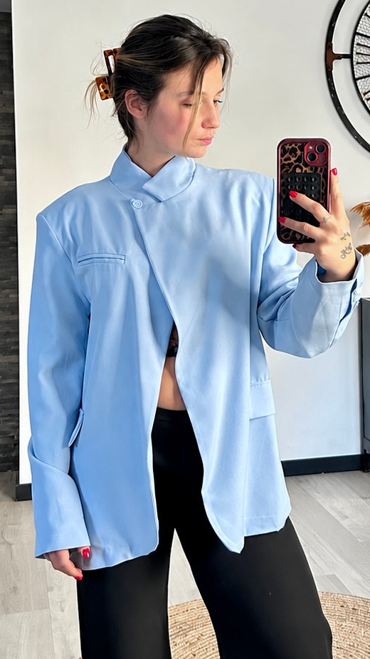Blazer LUNA – Bleu Ciel