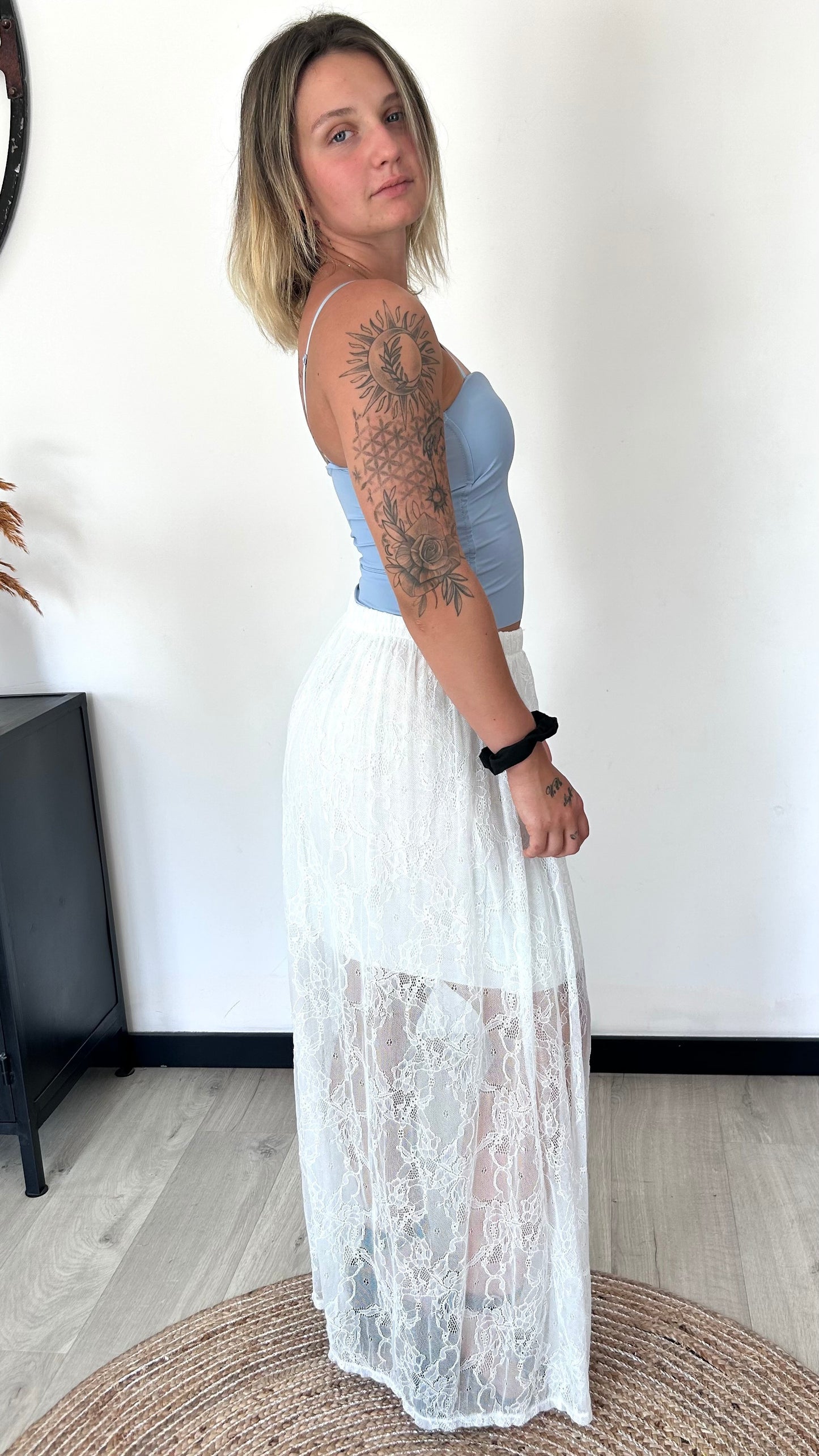 Jupe Dentelle SIANA – Blanc