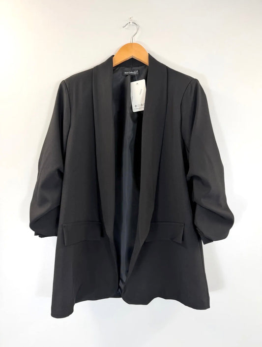 Blazer ajusté noir ROSA