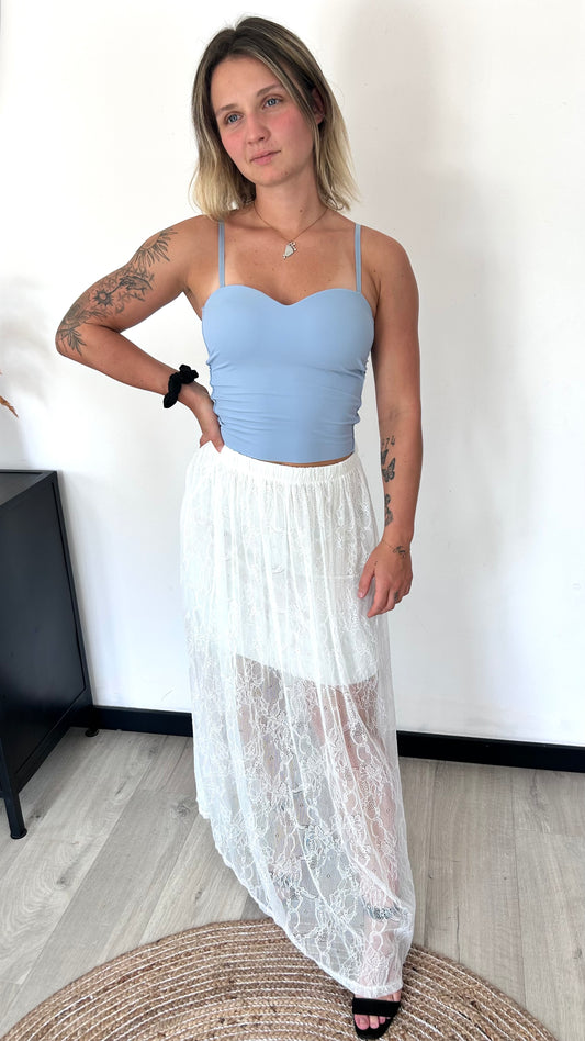 Jupe Dentelle SIANA – Blanc
