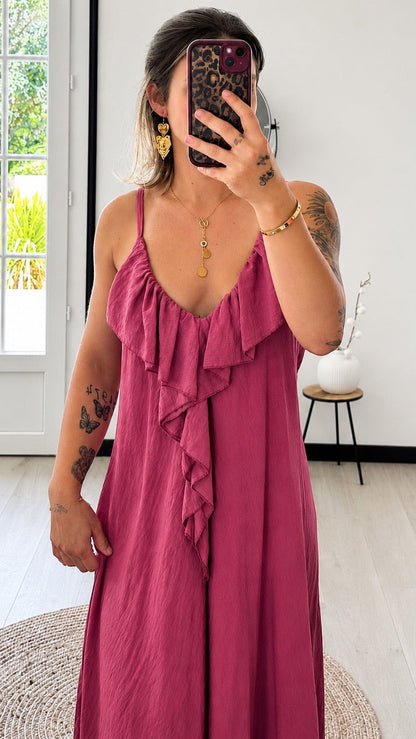 Robe Longue LORANA – Terracotta