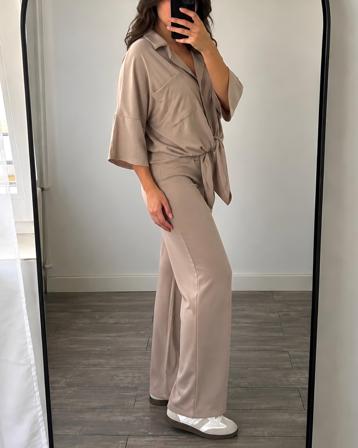 Ensemble Fluide SATINEA – Taupe