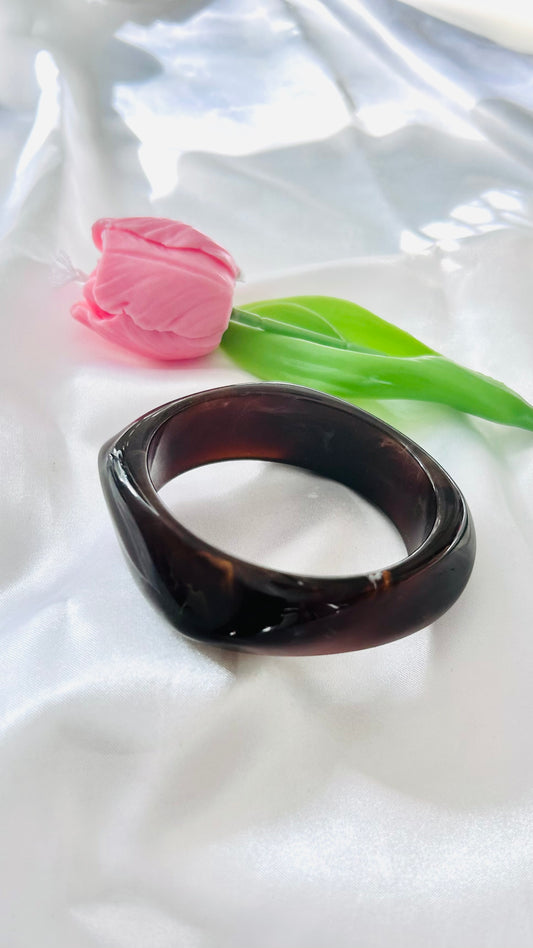 Bracelet Jonc ÉLINA – Effet Écaille