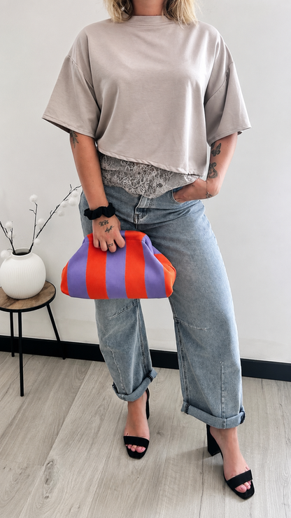 Sac EMMA – Violet & Orange