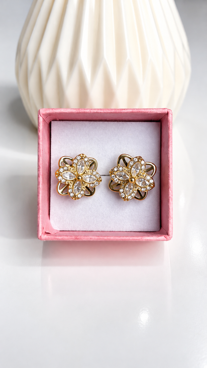 Boucles d’Oreilles Anti-Stress SALIA – Doré