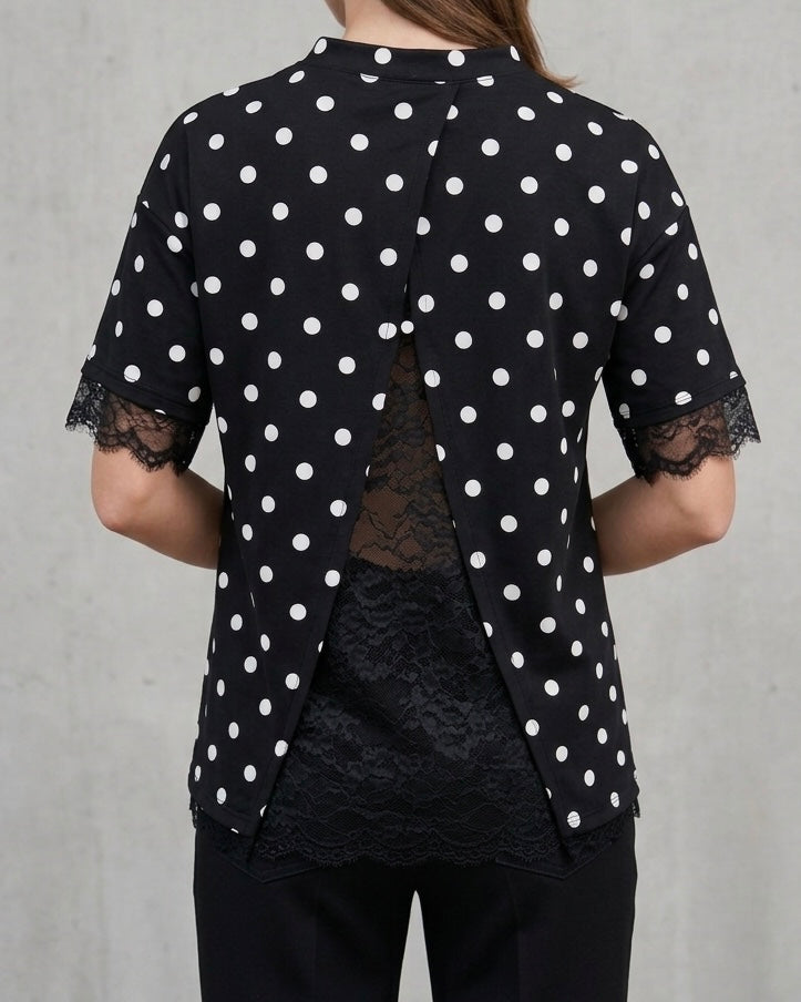 Top pois dentelle DOTTY