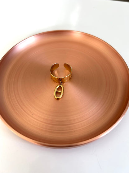 Bague Orion - Maille Marine Dorée