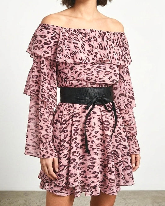Robe léopard SAVANA