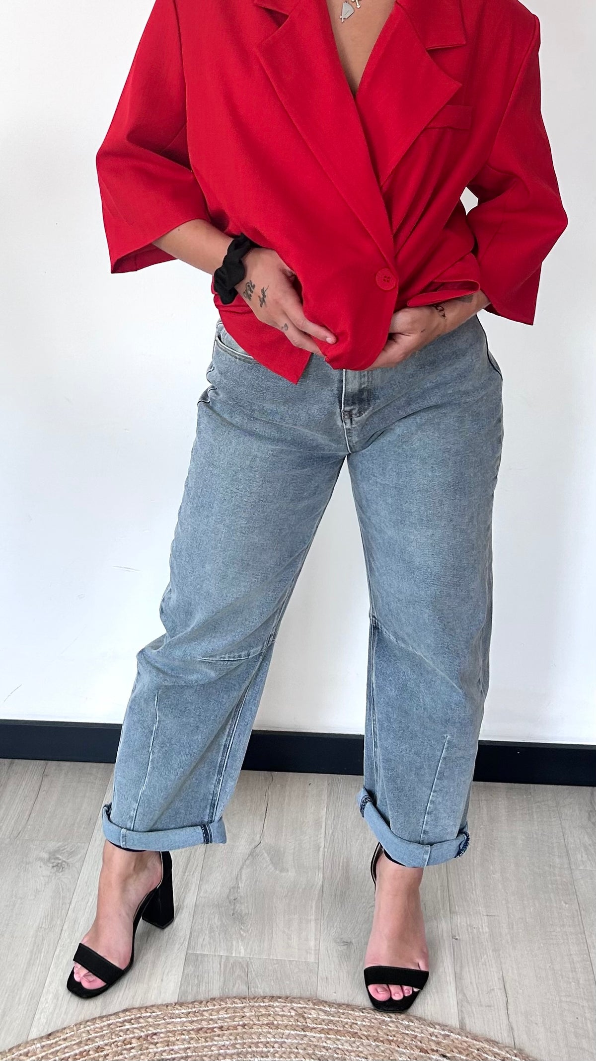 Jean Barrel CHARLY – Denim Clair