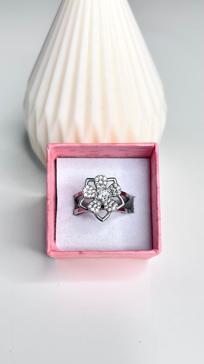 Bague Anti-Stress IRIS – Argenté