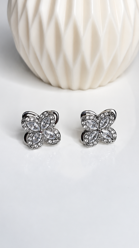 Boucles d’Oreilles Anti-Stress SALIA – Argenté