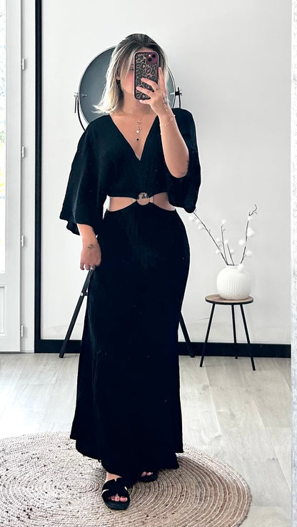 Robe Longue ÉLIA – Noire