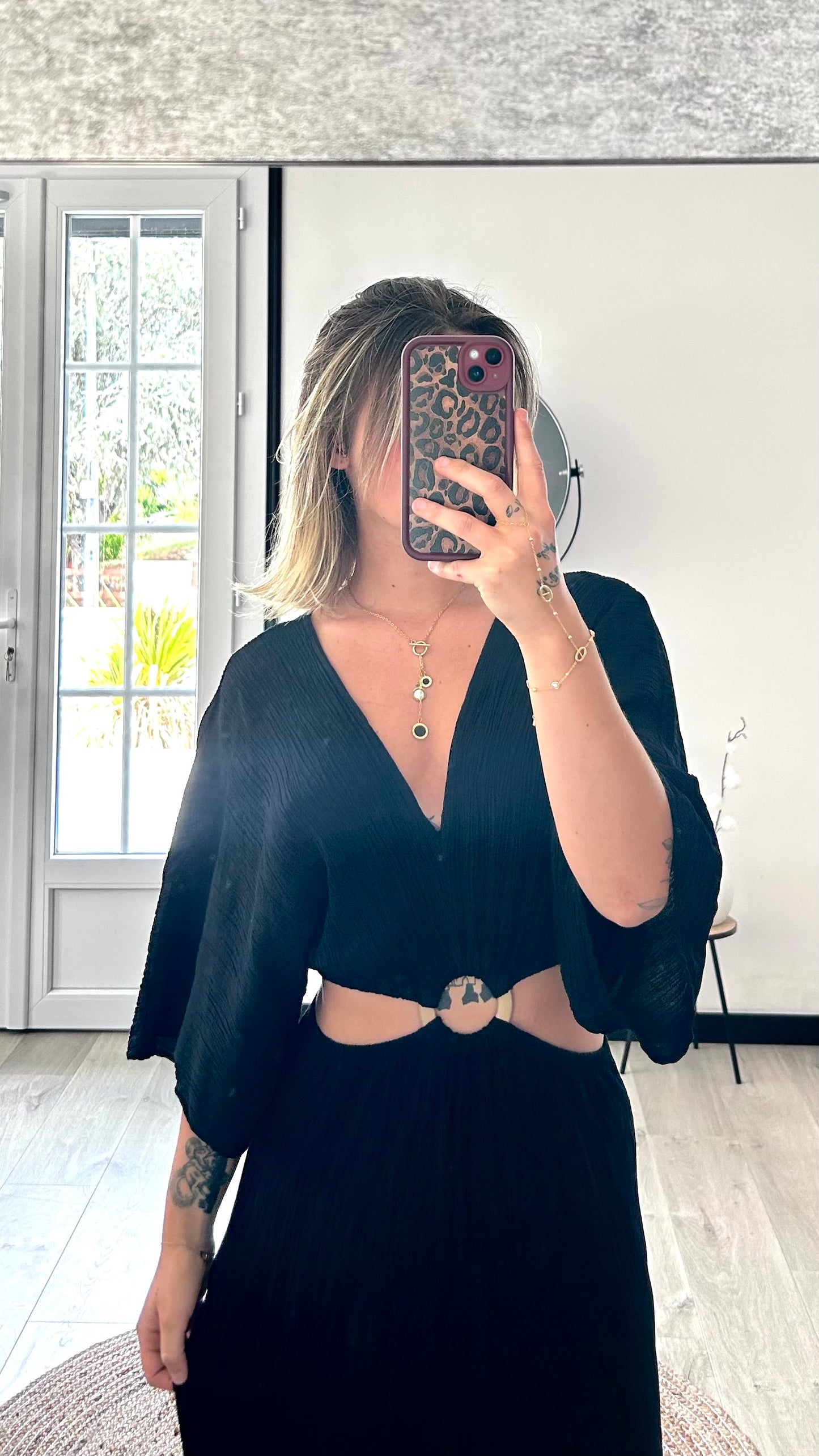 Robe Longue ÉLIA – Noire