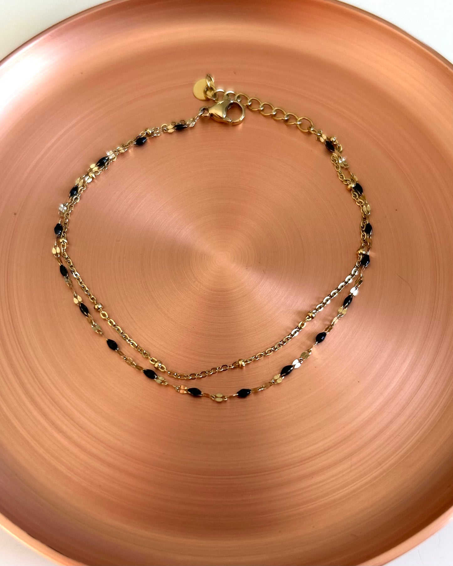 Bracelet Naïs - Gourmette Fine & Perles