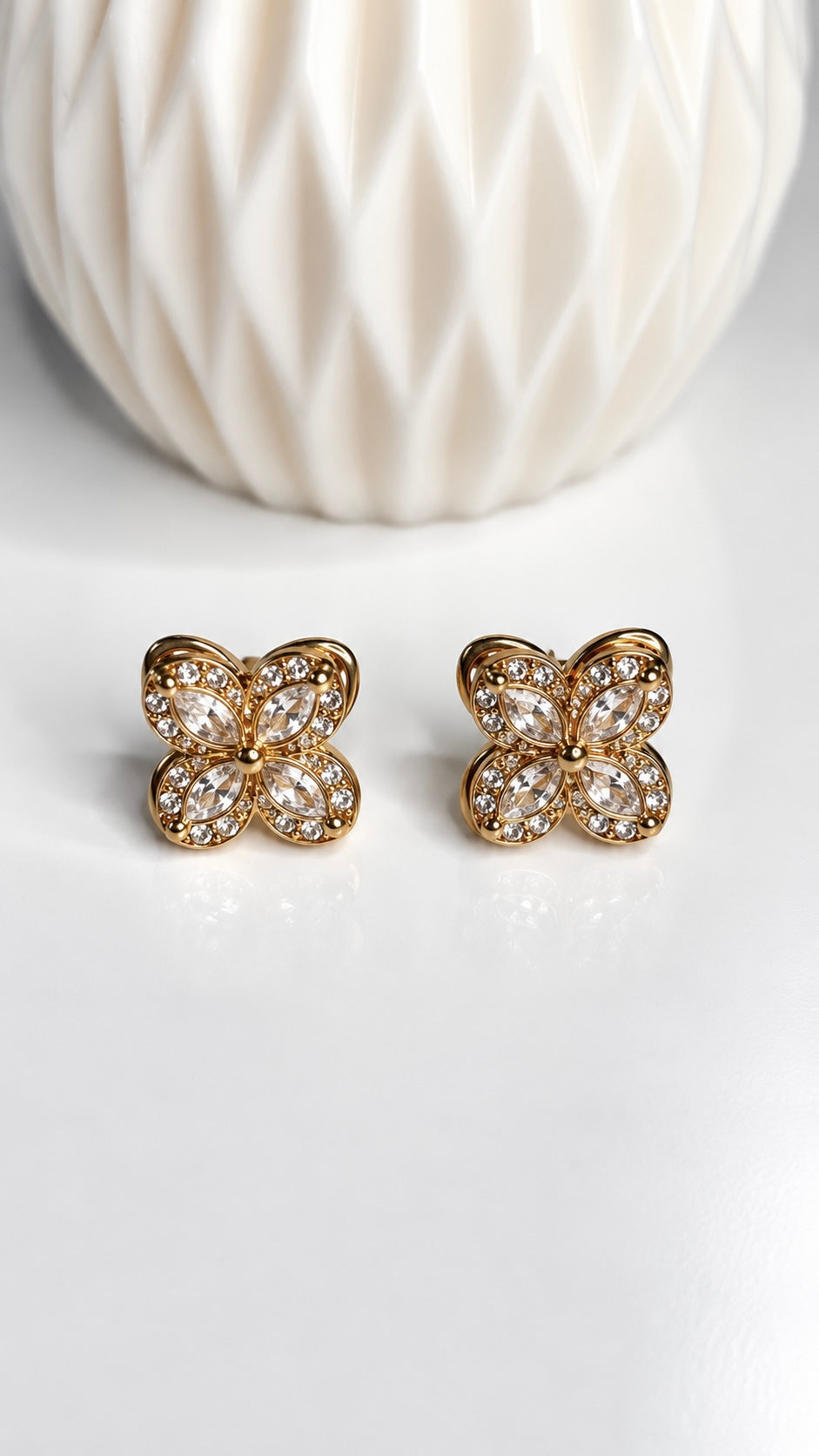 Boucles d’Oreilles Anti-Stress SALIA – Doré