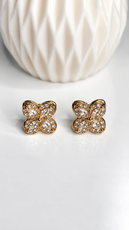 Boucles d’Oreilles Anti-Stress SALIA – Doré