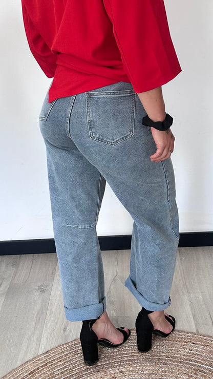 Jean Barrel CHARLY – Denim Clair