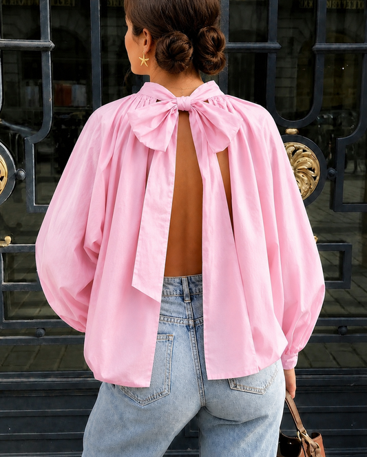 Blouse Dos Nu NINA - Rose
