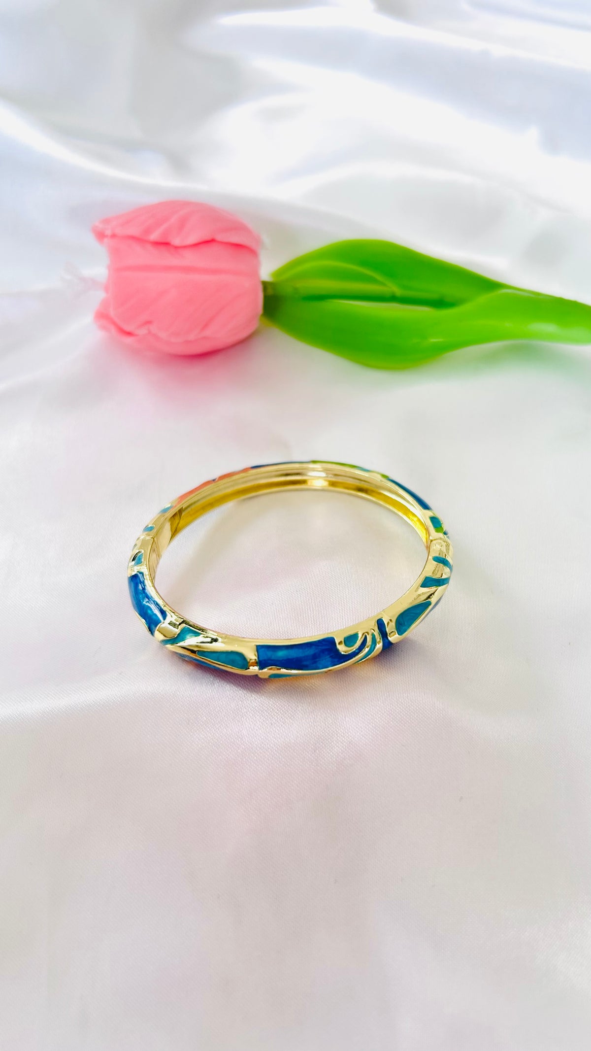 Jonc Thaïlandais PRISME – Bleu & Turquoise
