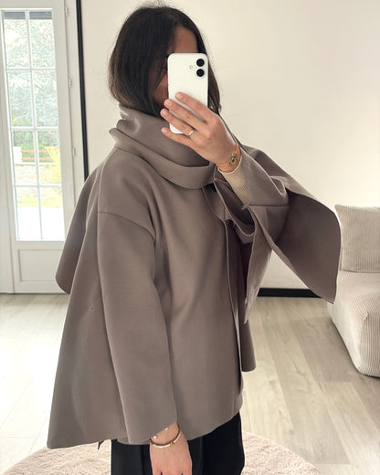 Cape Élégance Structurée - Taupe