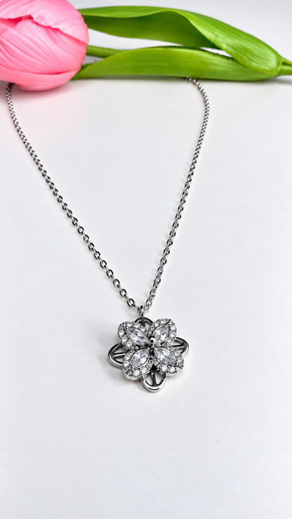 Collier Anti-Stress SALIA
 – Argenté