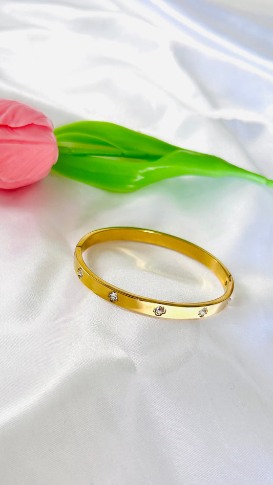 Bracelet jonc minimaliste AURA