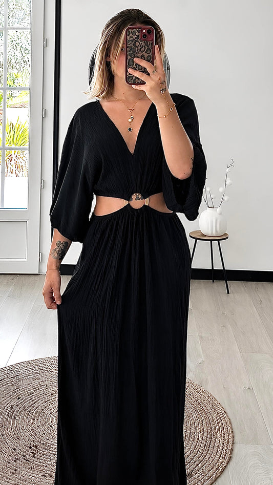 Robe Longue ÉLIA – Noire