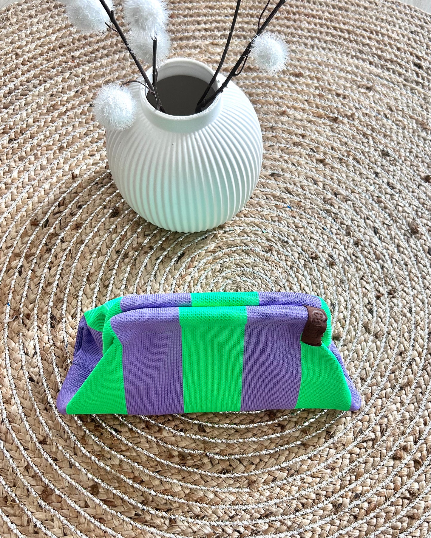 Sac EMMA – Violet & Vert