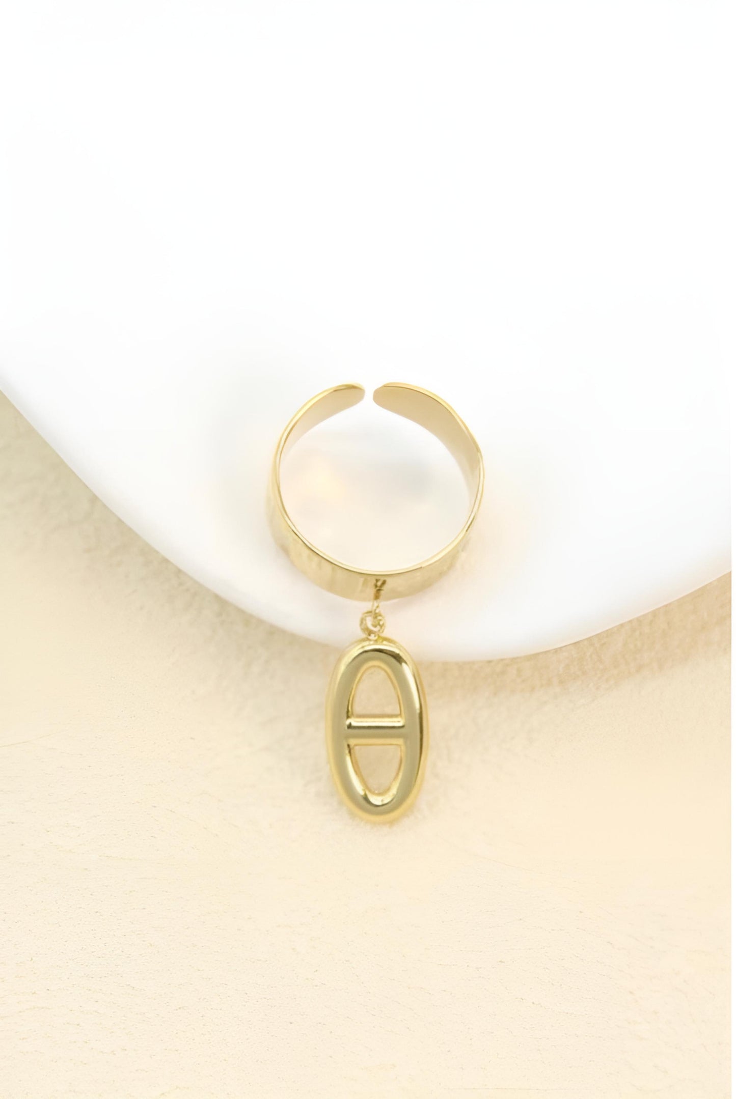 Bague Orion - Maille Marine Dorée