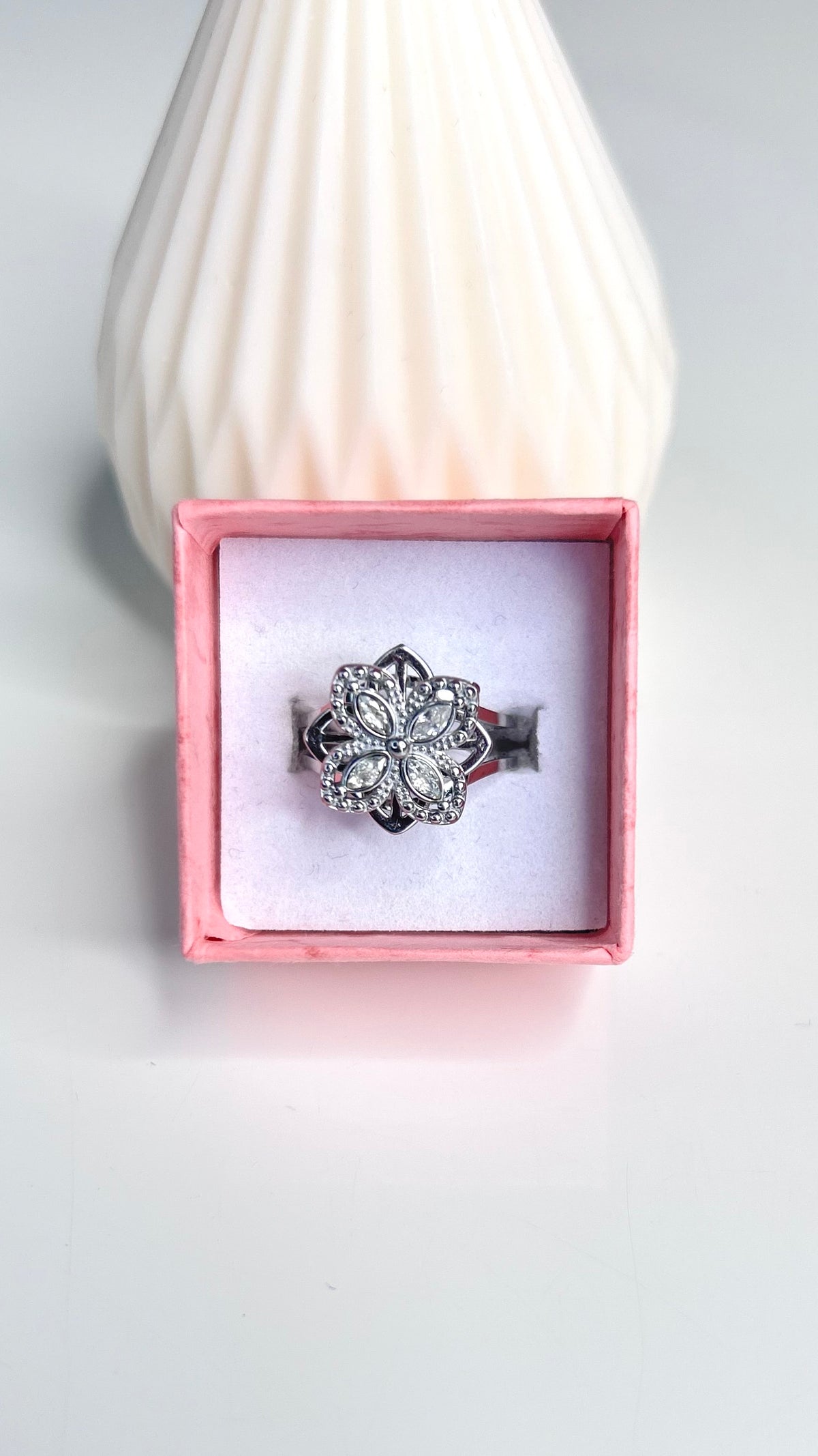 Bague Anti-Stress DORIANE – Argenté