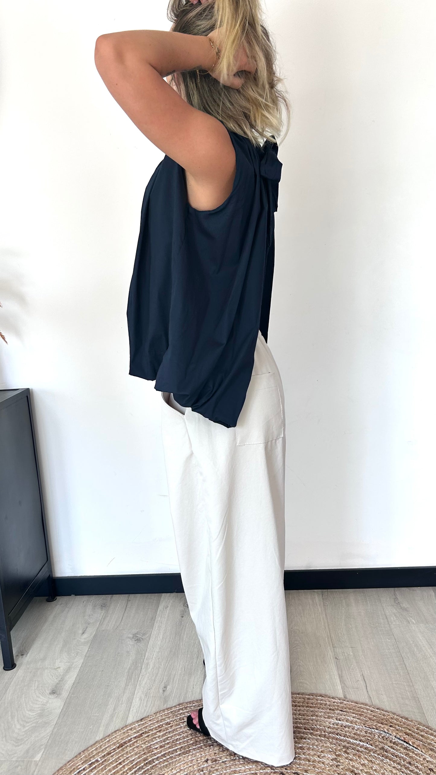 Top Sans Manches NOÉMIE – Marine
