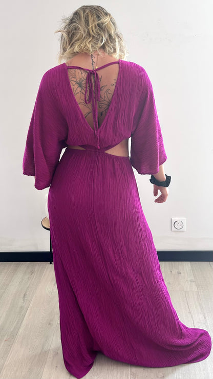 Robe Longue ÉLIA – Mauve