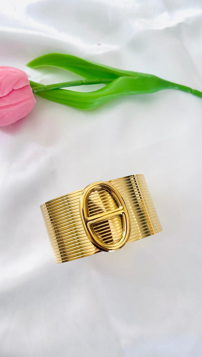 Bracelet Manchette ORIA – Doré