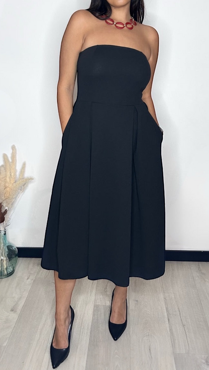Robe bustier midi NOÉMIE