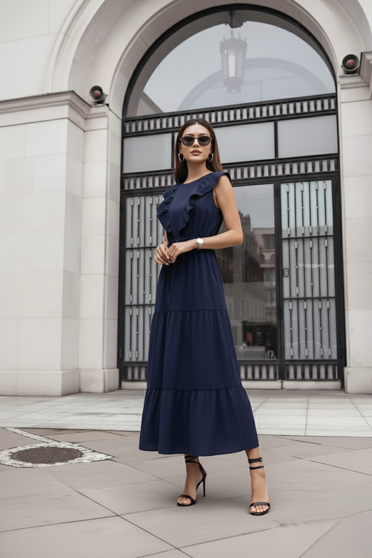 Robe en popeline de coton