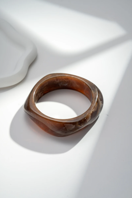 Bracelet jonc en résine