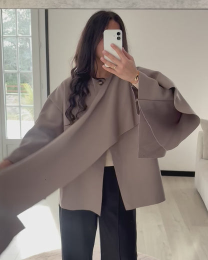 Cape Élégance Structurée - Taupe